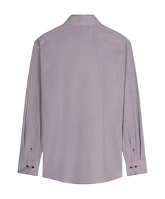 Heren overhemd lange mouw bordeaux