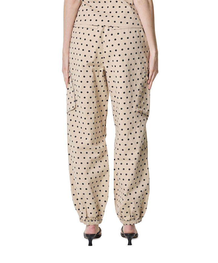 DiddiCC Cargo Dot  LL dames broek beige