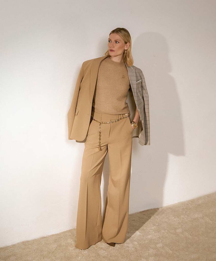 KYRIE dames broek beige