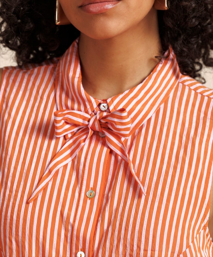 Dames top oranje