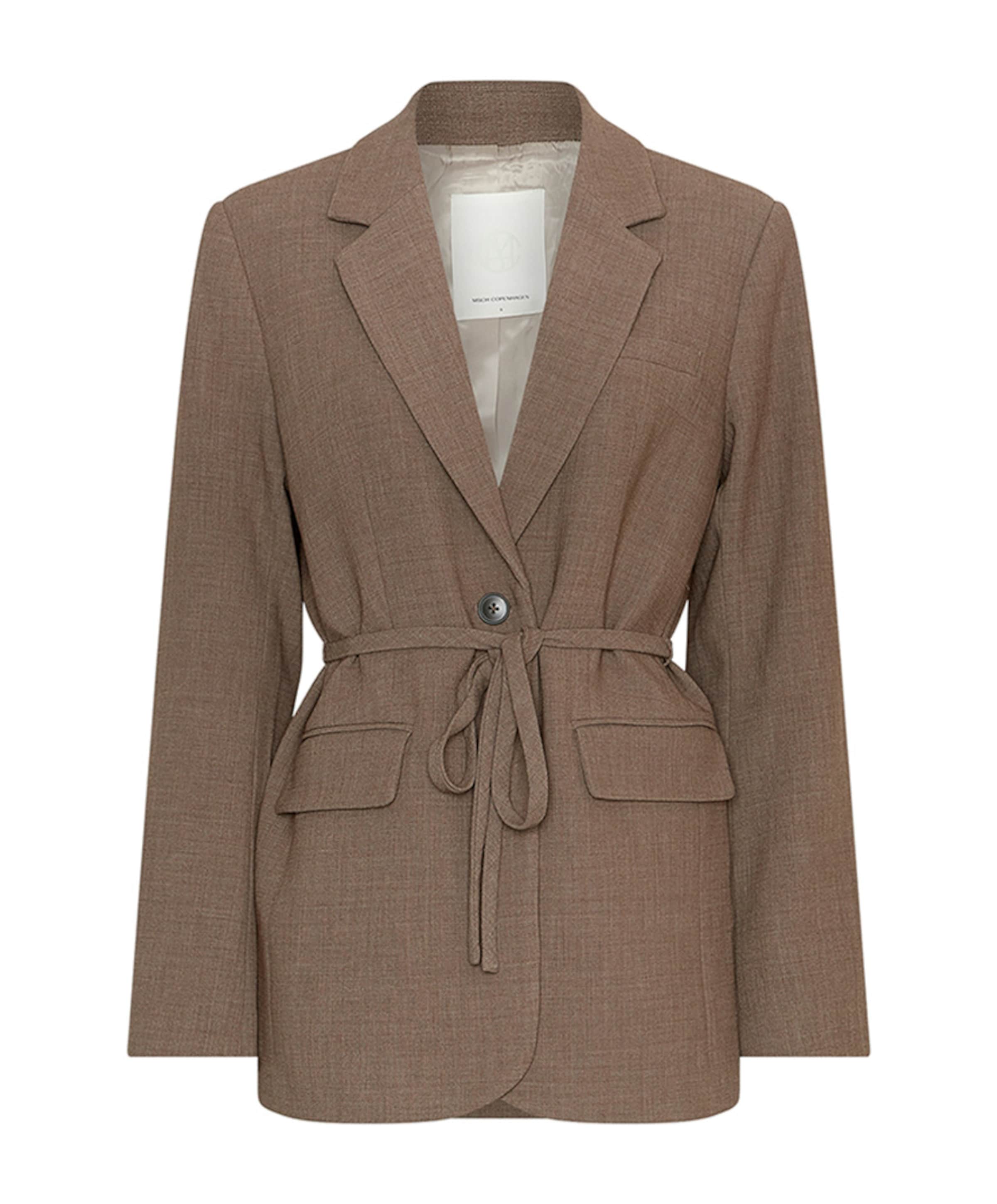 Dames blazer bruin
