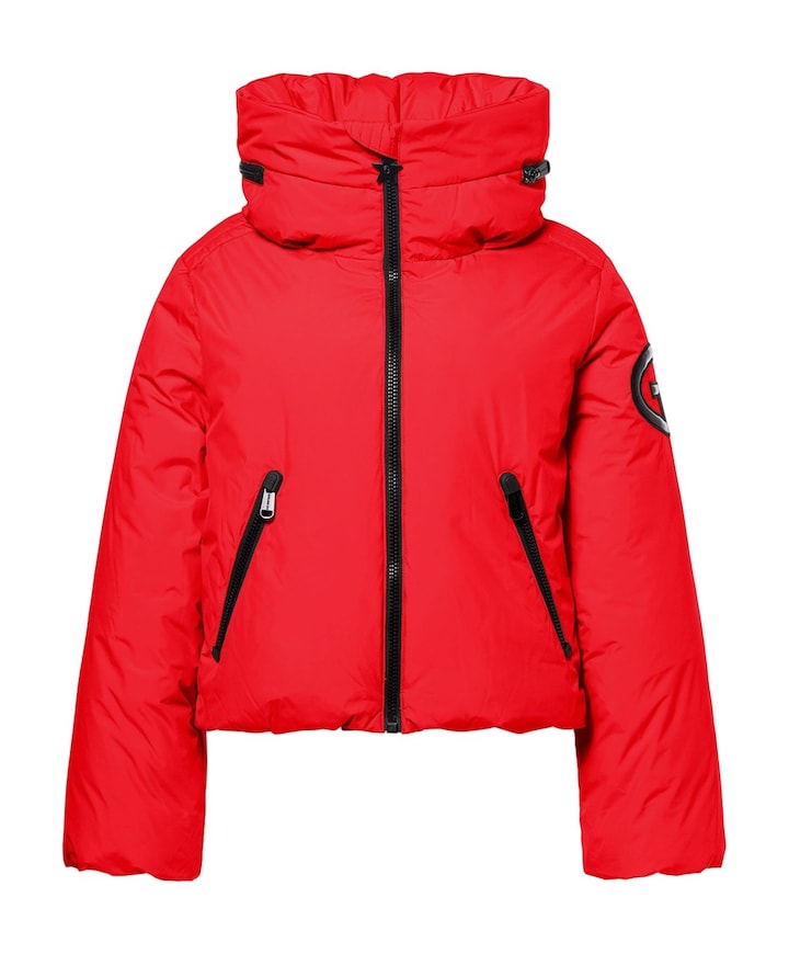 Dames ski-jas rood