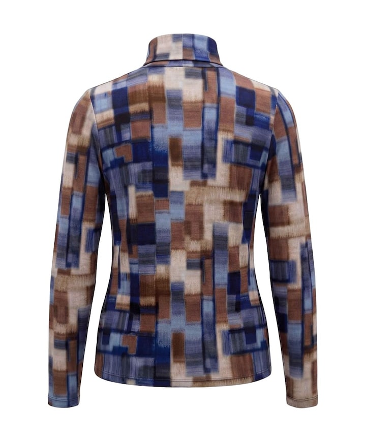 Dames longsleeve blauw