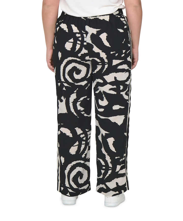 CARNICON LIFE WIDE AOP broek zwart