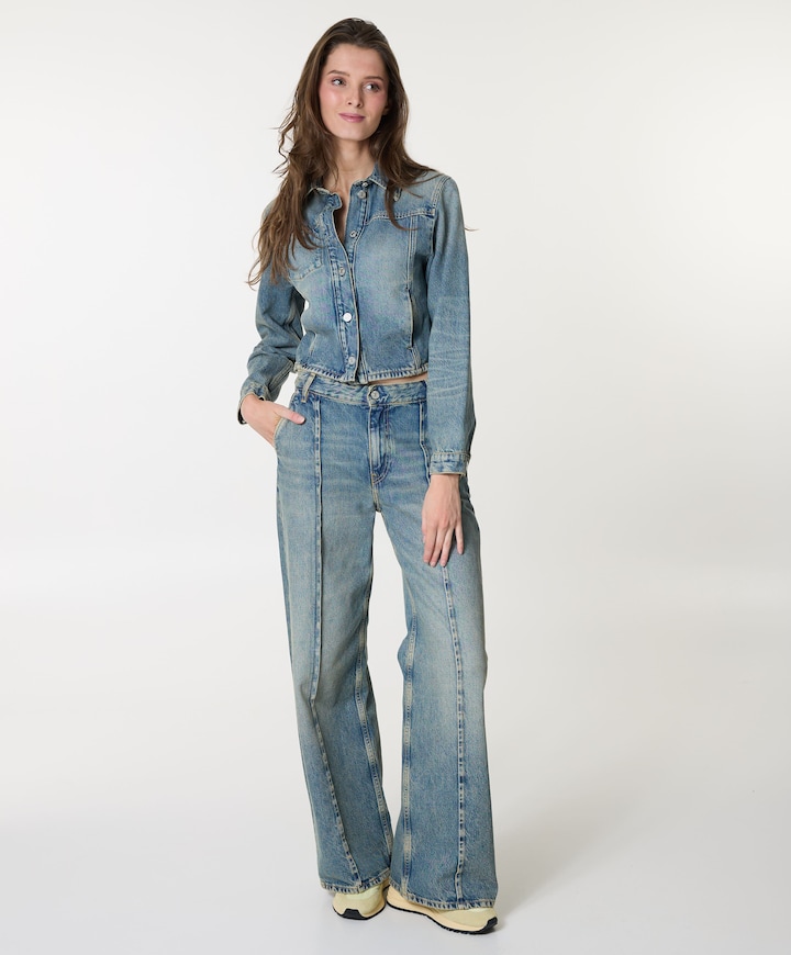 Dames spijkerjas  blauw