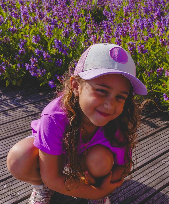 Jongens hoofdaccessoire paars