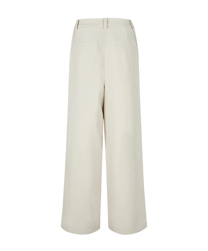 Galemd wide dames broek ecru