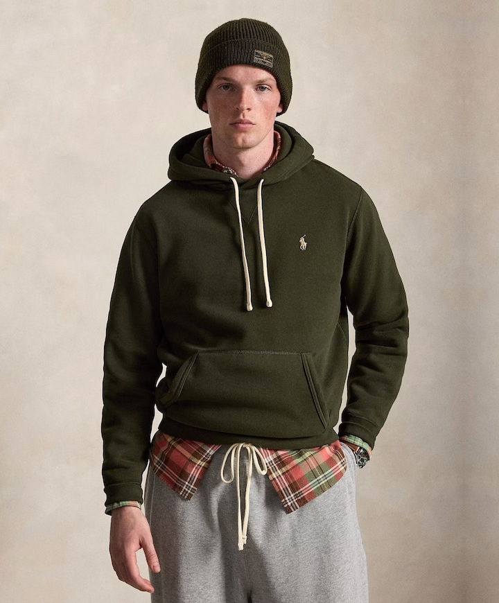 Heren hoodie groen