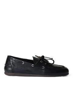 Boat loafer dames instappers zwart