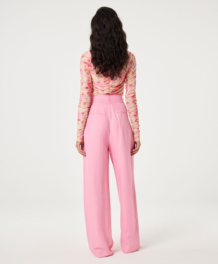 Dames longsleeve roze