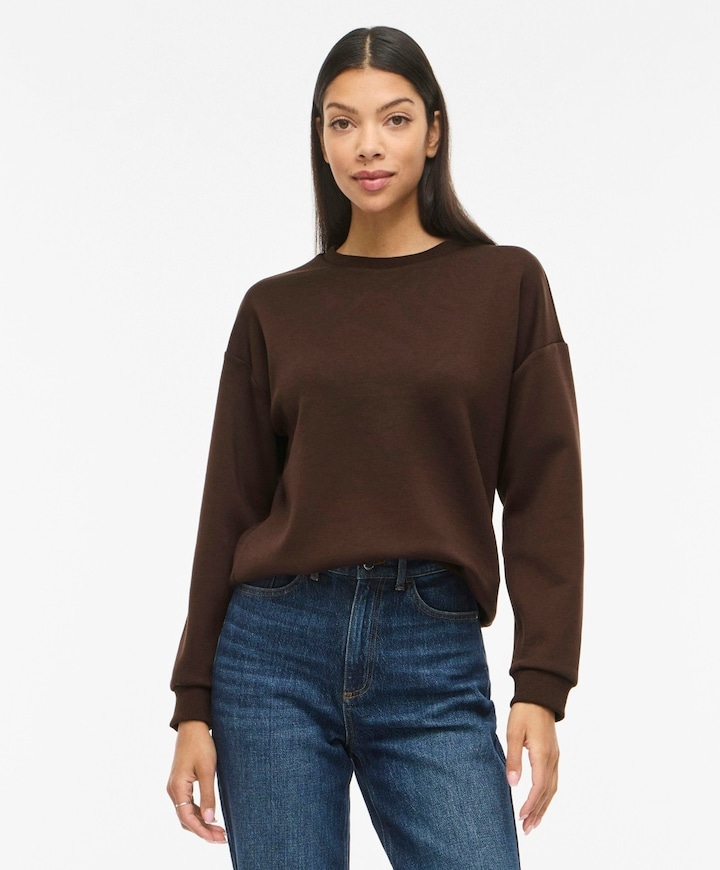 Dames sweater bruin
