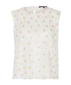 Dames top ecru