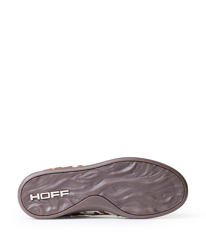 PARK PRINT dames sneakers bruin