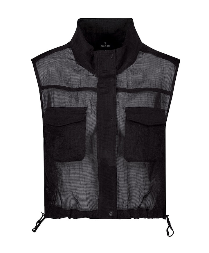 Dames gilet zwart