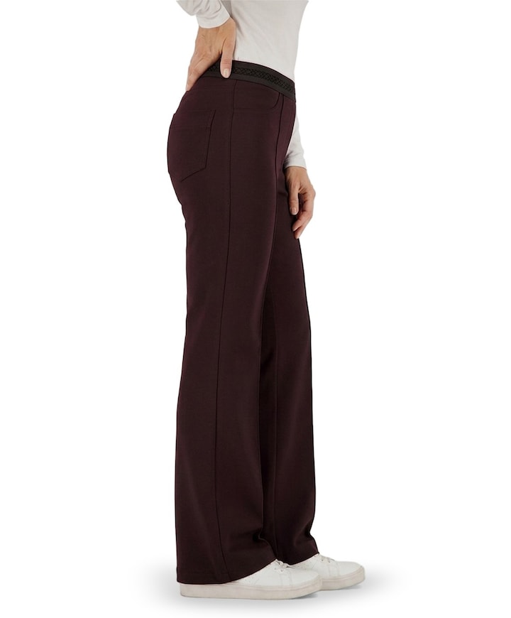 Hose Pull On Slim dames broek bruin