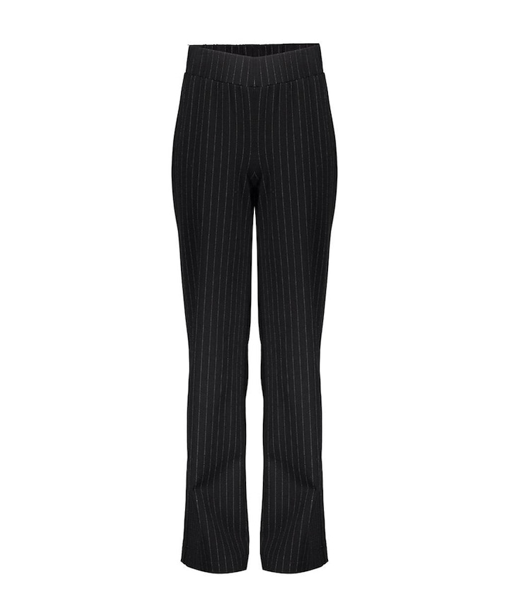 pinstripe pantalon zwart