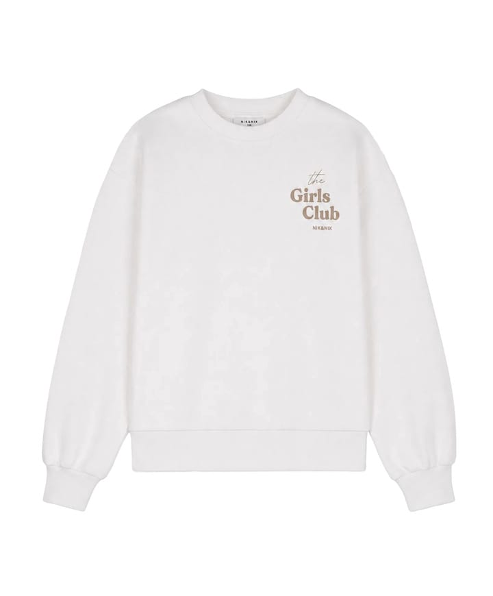 Meisjes sweater ecru