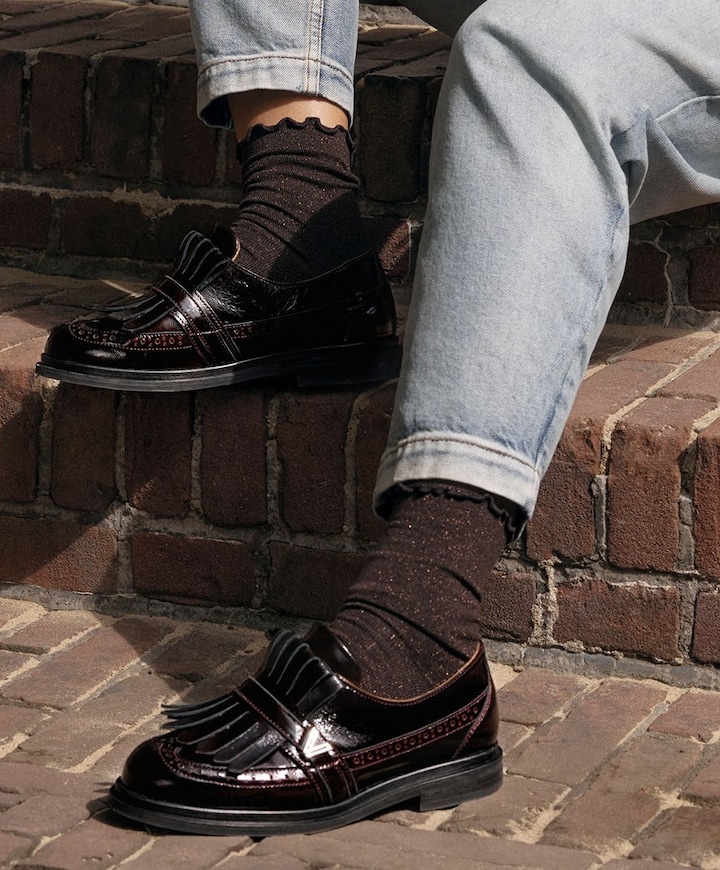 Fae Luca dames loafers bruin