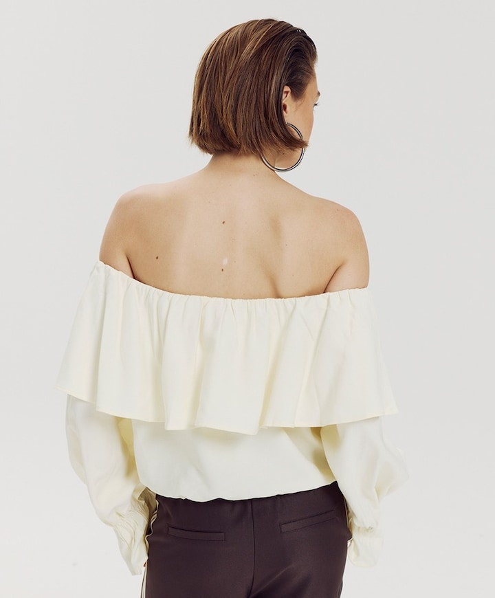 Dames blouse ecru
