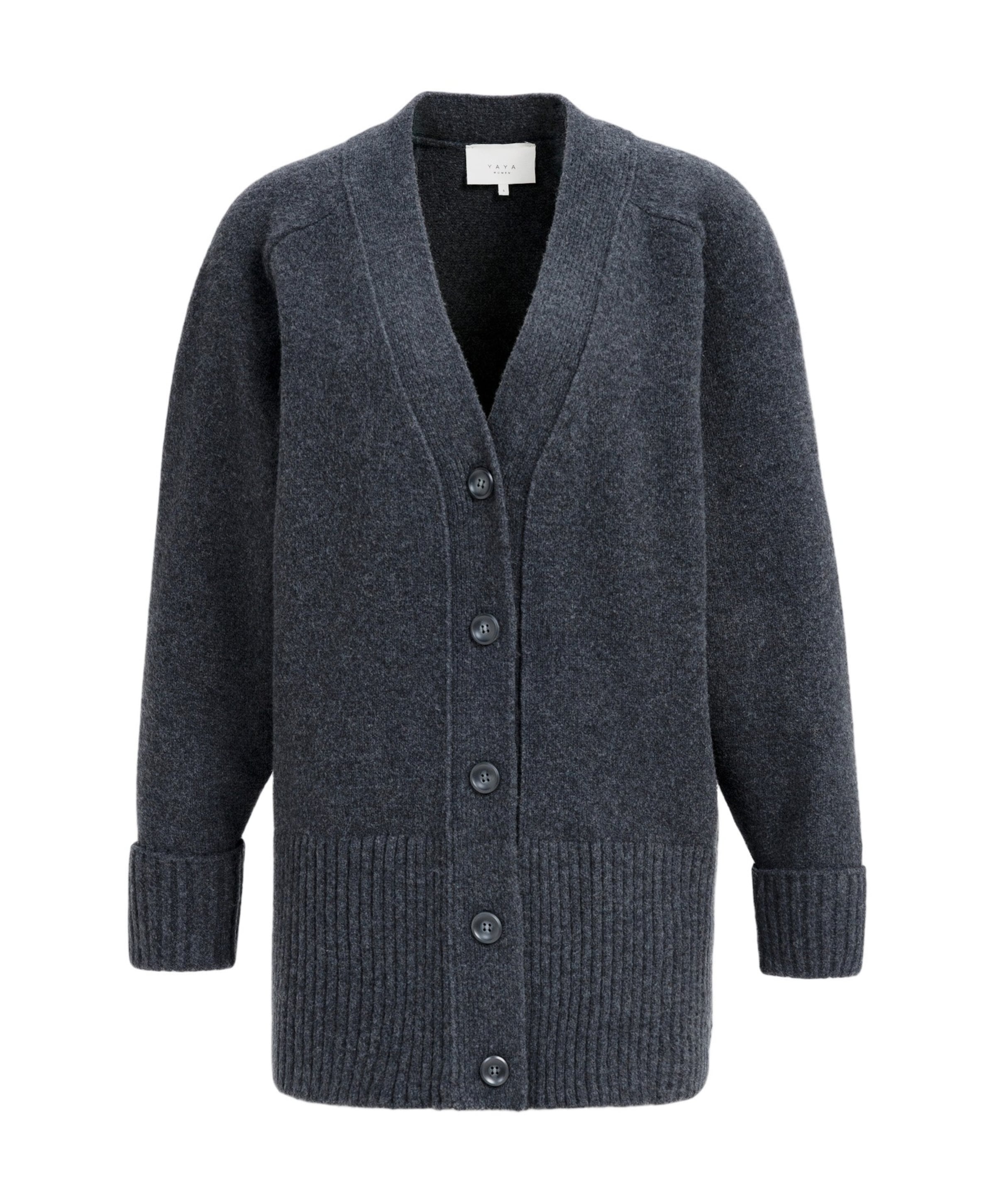 Dames vest grijs