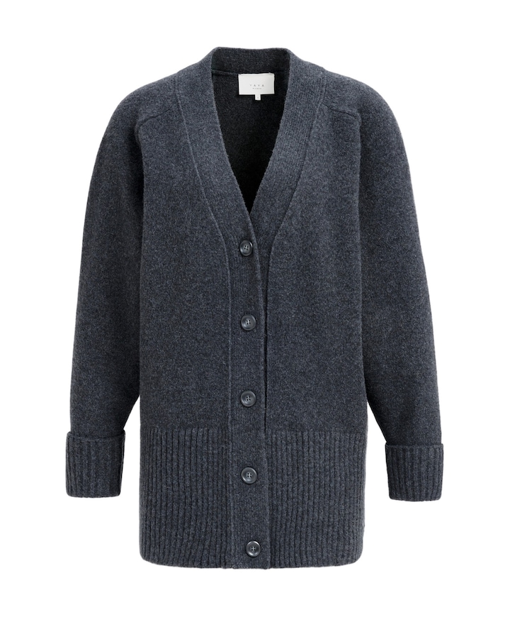 Dames vest grijs