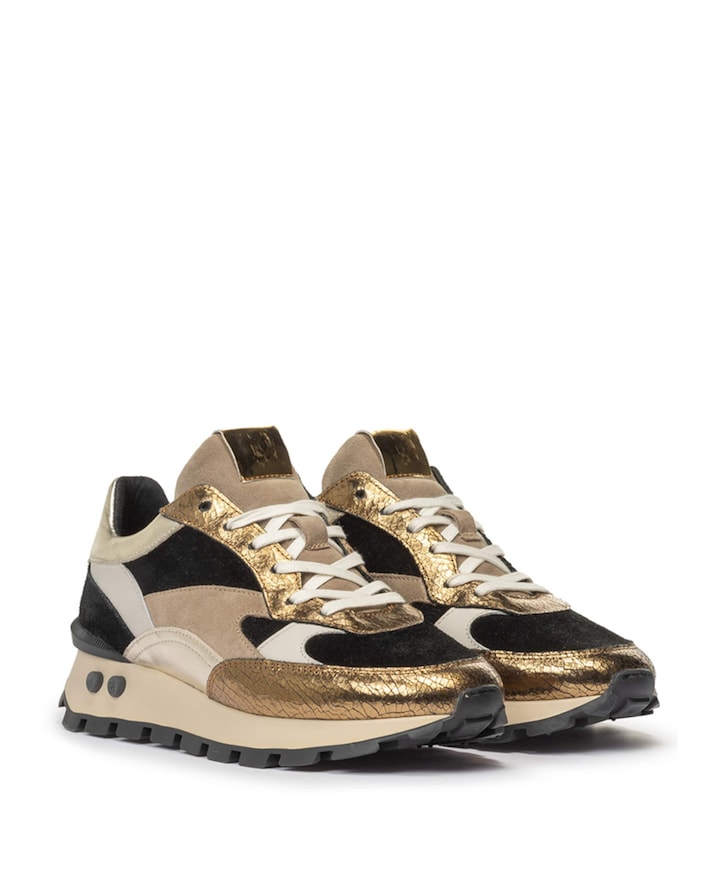 dames sneakers goud