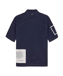 Heren overhemd korte mouw groen