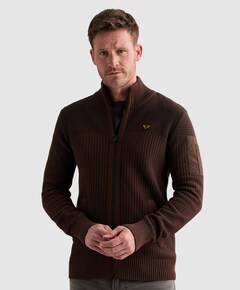 Heren vest bruin