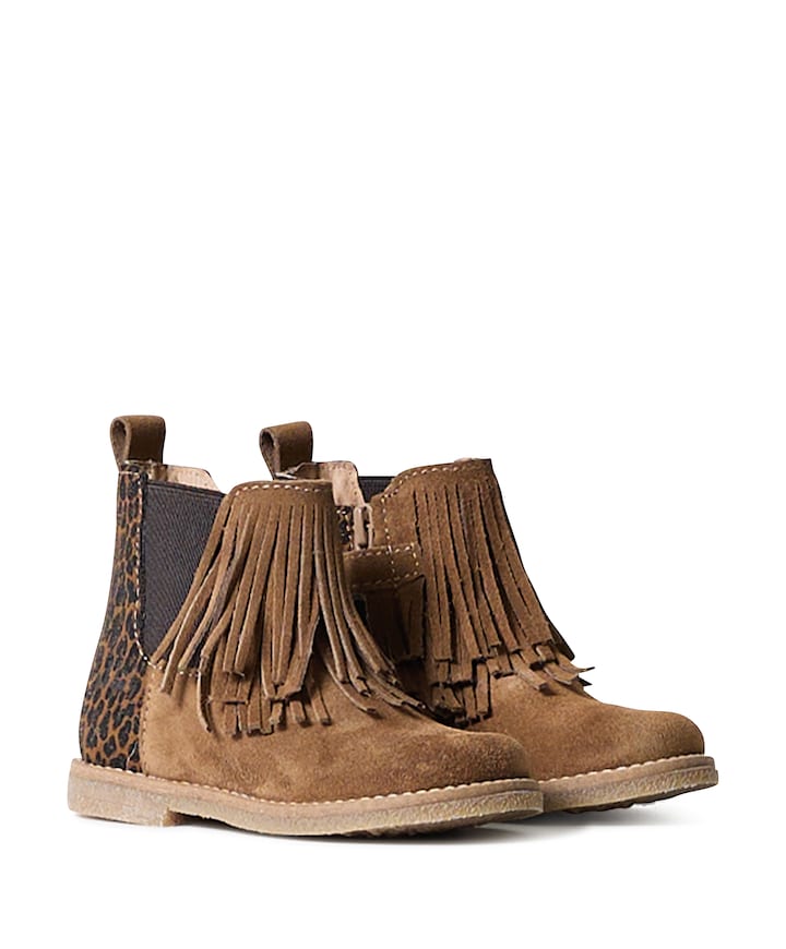 meisjes enkellaarzen bruin