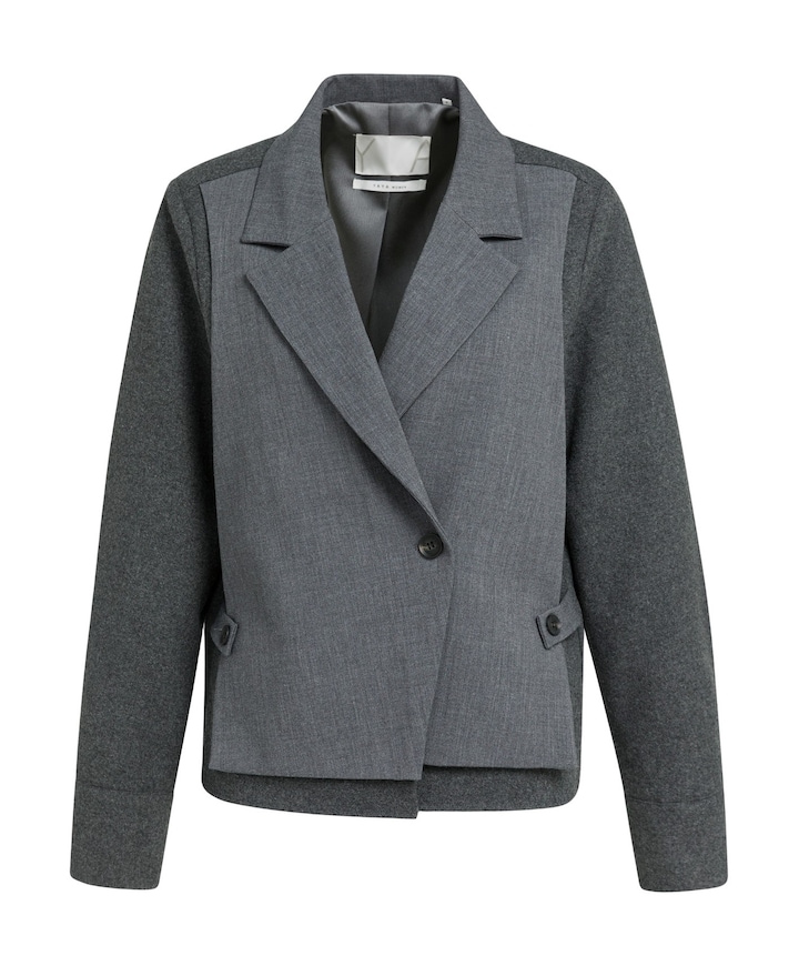 Dames blazer grijs