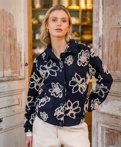 Dames vest blauw