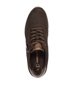 Lace-up dames sneakers bruin