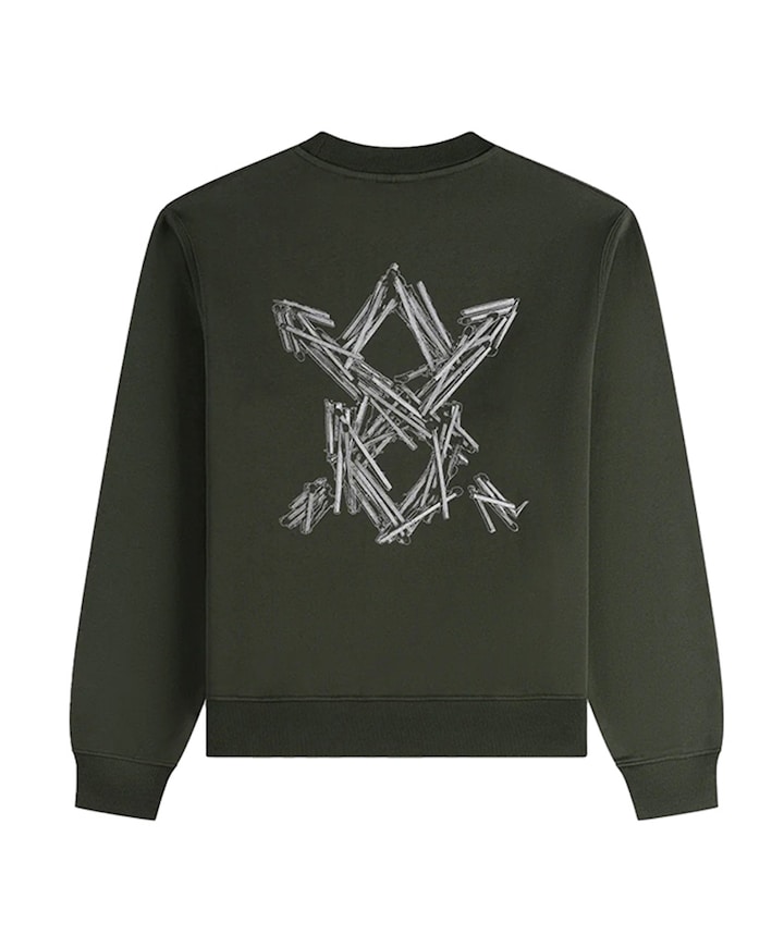 Heren sweater groen