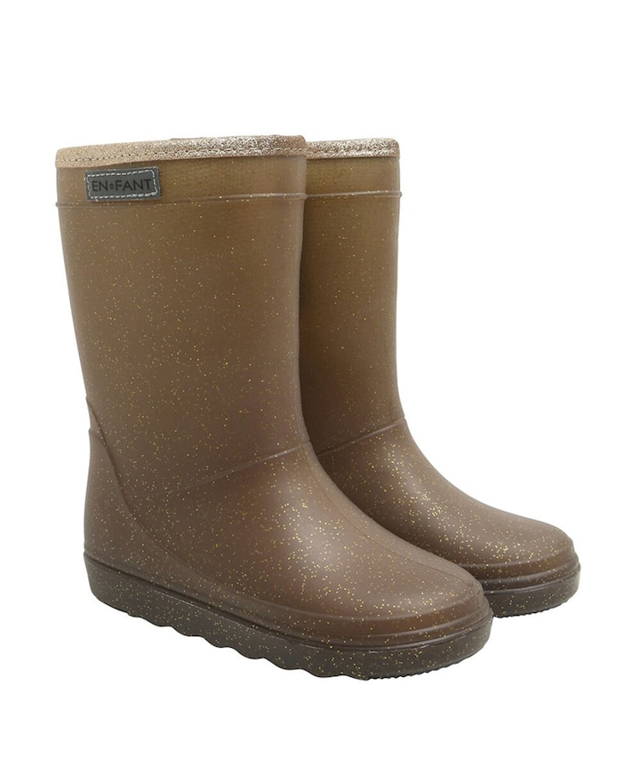 Thermo Boots Glitter uniseks laarzen  bruin