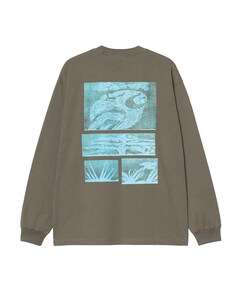 Heren longsleeve groen
