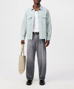 Heren overshirt groen