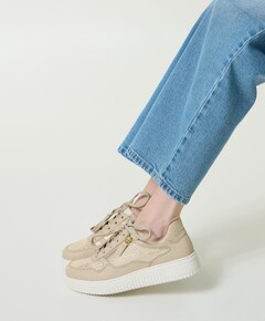 dames sneakers beige