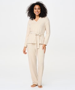 Dames huispak beige