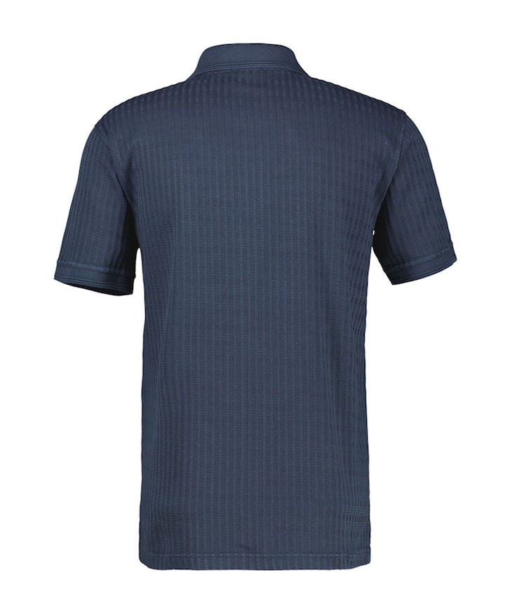 Heren polo blauw
