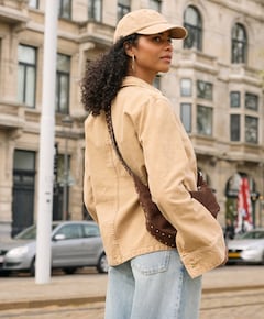 Dames blouse beige