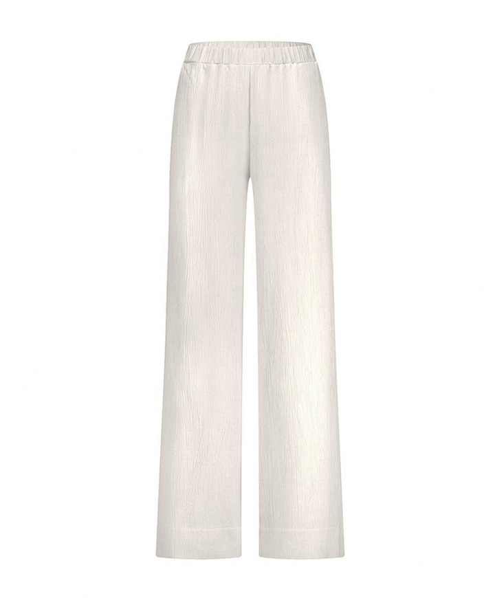 Grace linen look broek ecru