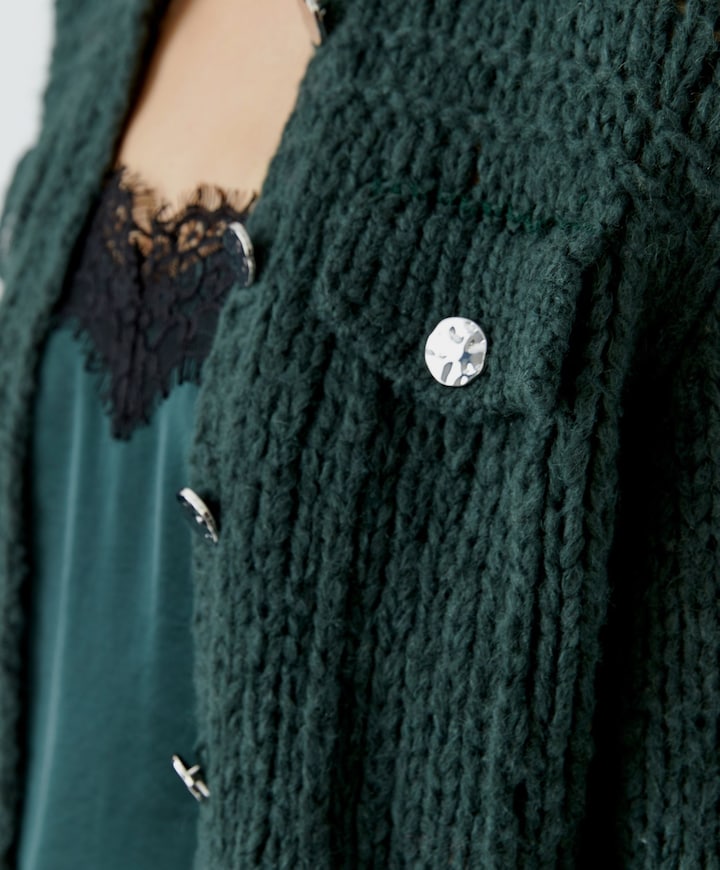 Dames vest groen