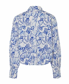 Dames blouse blauw