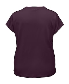Dames plussize t-shirt paars