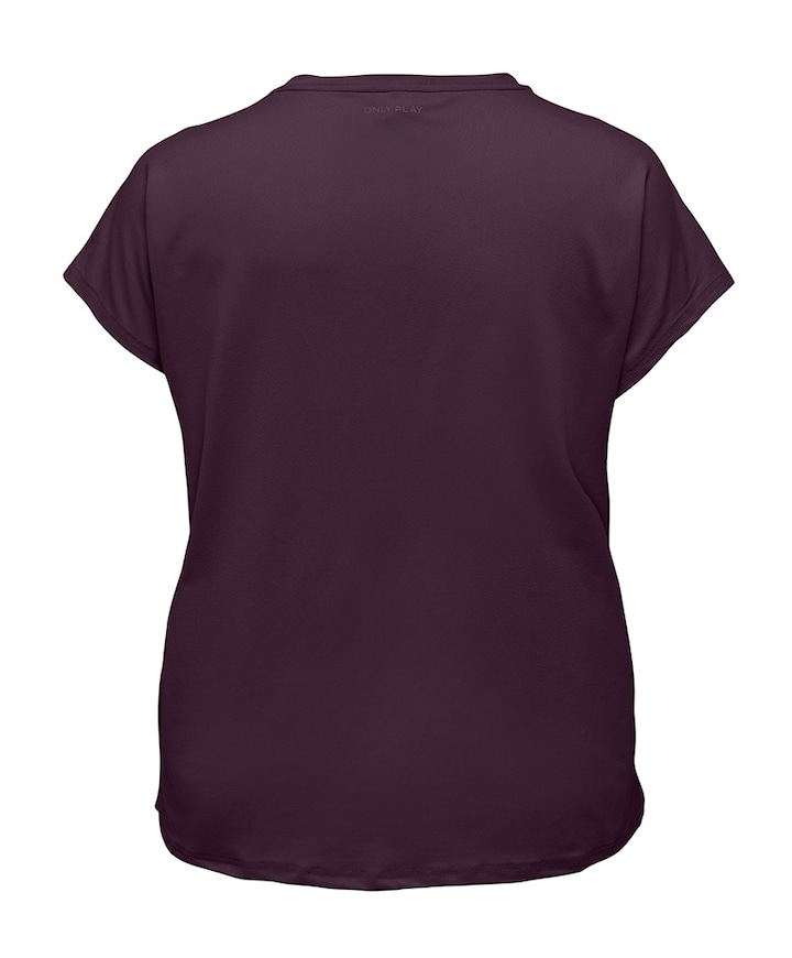 Dames plussize t-shirt paars