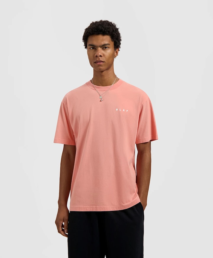 Heren t-shirt oranje