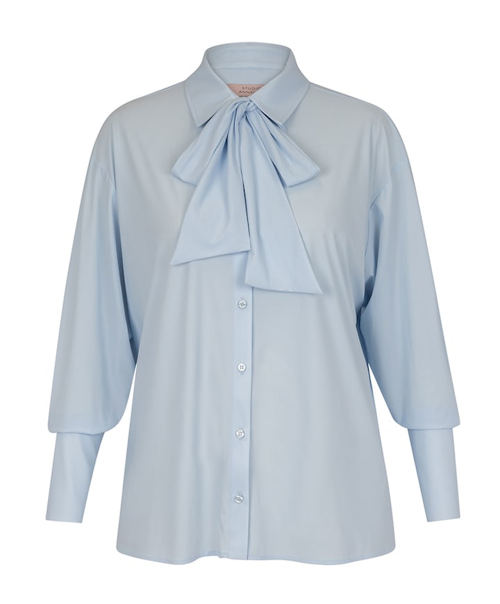 Dames blouse blauw