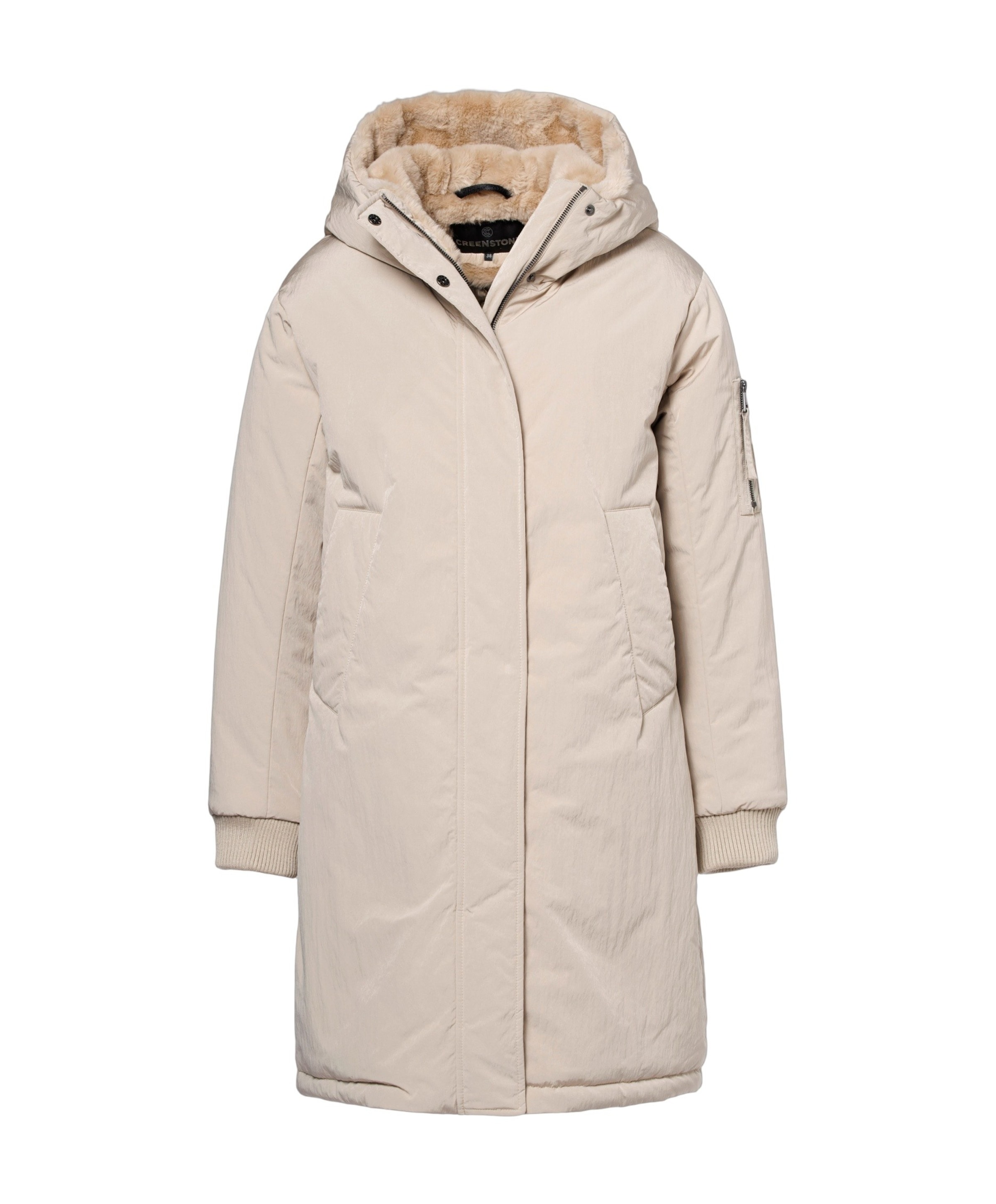 Dames jas beige