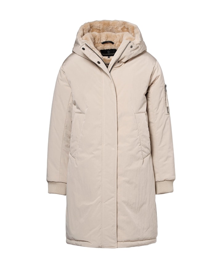Dames jas beige