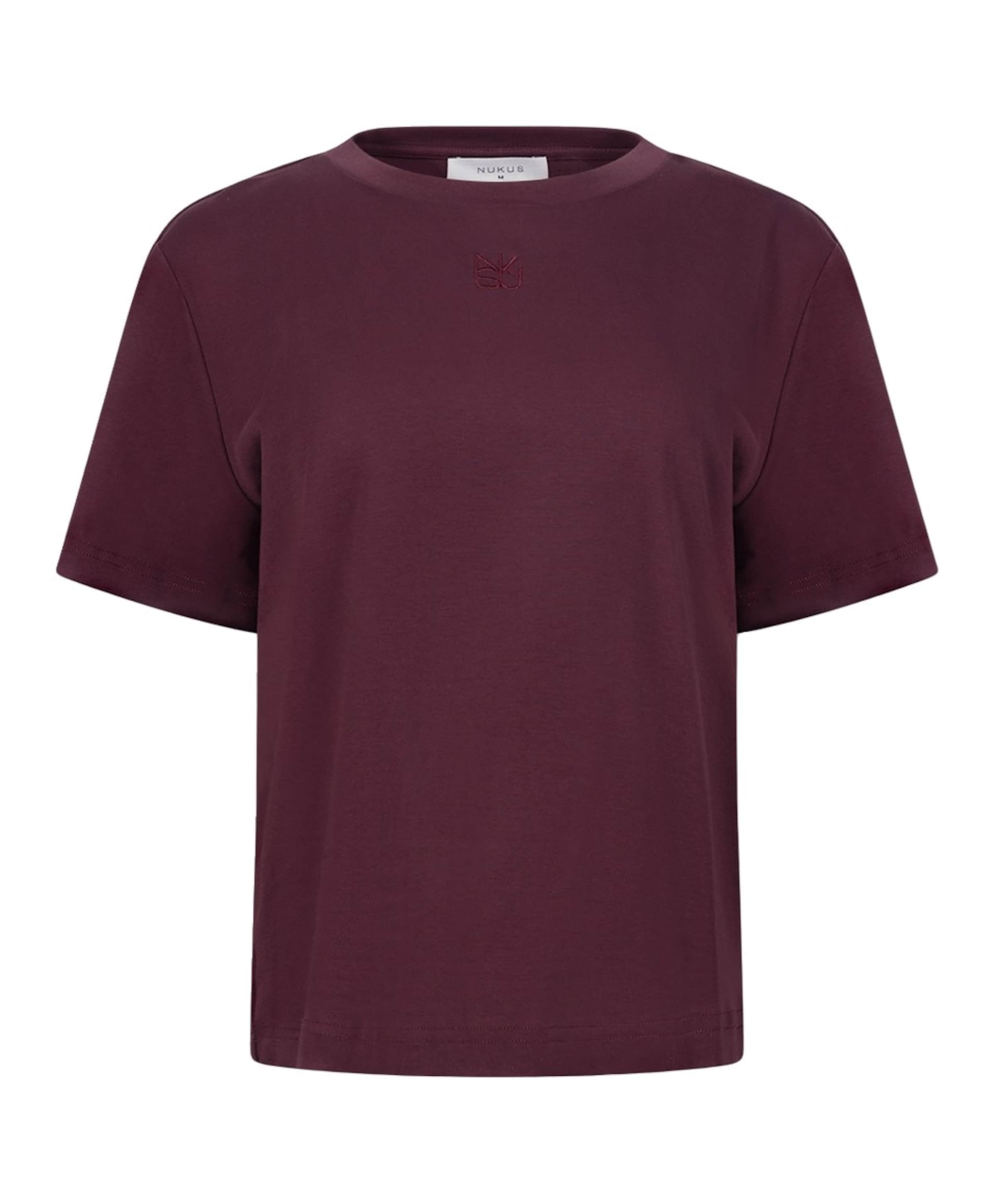 Dames T-shirt bordeaux